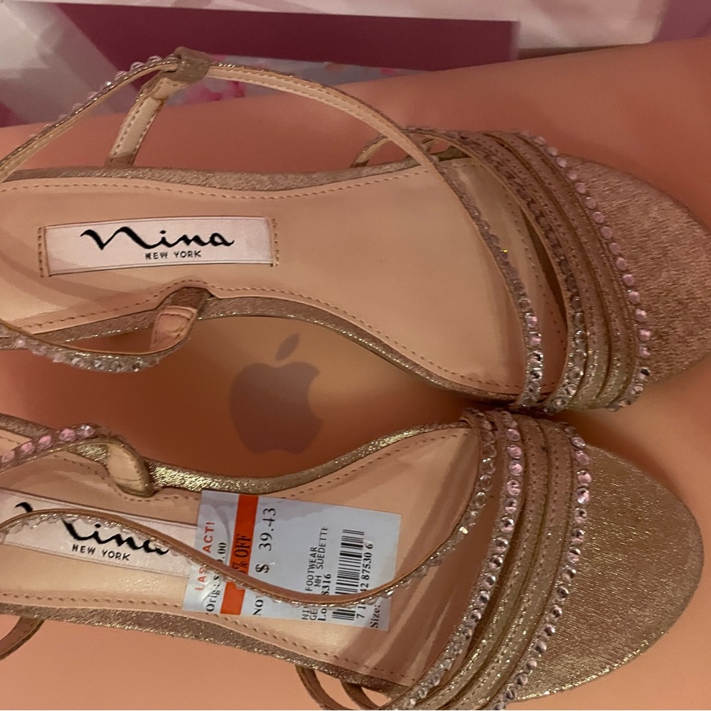 Women’s Nina New York Gerri MH Suedette short heel size 5 ( EUR 35) heels